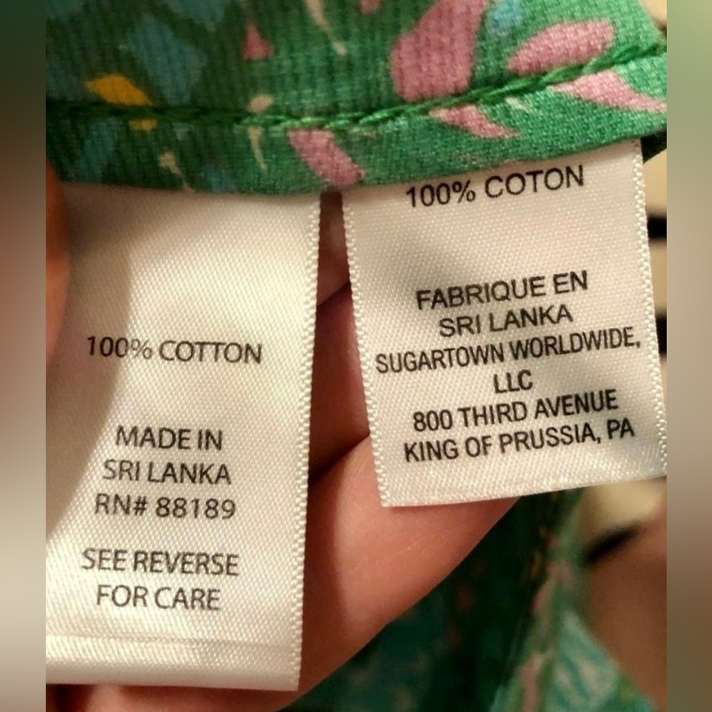NWOT Vintage Lilly Pulitzer Dobby-Printed Deenie Shorts In Multi Sundance Print - Picture 10 of 17
